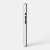 フラワーとキツネが好きな女の子　カスタムネーム iPhoneケース (左側面)