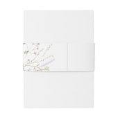 フラワーのウェディング　インビテーション　ベリーバンド 招待状ベリーバンド (裏面例)