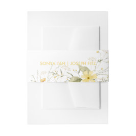 フラワーのウェディング　インビテーション　ベリーバンド 招待状ベリーバンド