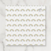 フラワーの傘 ブライダルシャワー フェイバータグ (裏面)