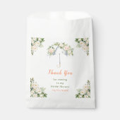 フラワーの傘 ブライダルシャワー フェイバーバッグ (正面)