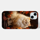 フラワーの入ったペルシャ猫 Case-Mate iPhoneケース (裏面 (横))