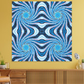 フラワーの回転 キャンバスプリント (インサイチュ (リビング))