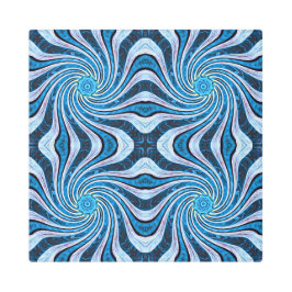 フラワーの回転 メタルプリント