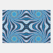 フラワーの回転 ラッピングペーパーシート (正面3)