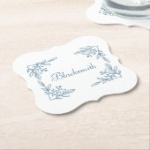 フラワーの姓コースター ペーパーコースター (アングル)