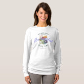 フラワーの水彩画 美しい聖書の言葉 Tシャツ (正面フル)
