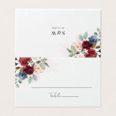 フラワーの結婚式パーティー席札 (外部フラット)