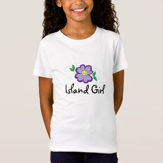 フラワーアイランドガール Tシャツ (正面)