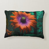 フラワーアクセント枕 アクセントクッション (裏面)