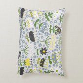 フラワーアクセント枕 アクセントクッション (裏面(縦))