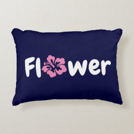 フラワーアクセント枕 アクセントクッション
