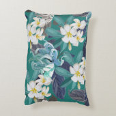 フラワーアクセント枕 アクセントクッション (裏面(縦))