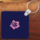 フラワーアクリルキーチェーン キーホルダー (裏面)