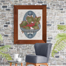 フラワーアストロロジーと魔法ポスター – Holly