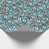 フラワーアポップ・アートのアクラッピング紙 ラッピングペーパー (角)