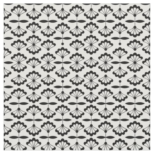 フラワーアラベスク ファブリック (クローズアップ)