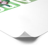 フラワーアルファベット ポスター (角)