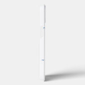 フラワーアルファベットM(青と点) Case-Mate iPhoneケース (裏面 / 右)