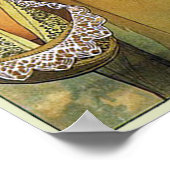 フラワーアルフォンスミュシャファインアート ポスター (角)