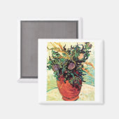 フラワーアンドティスルスバンゴッホファインアート マグネット (正面/裏面)