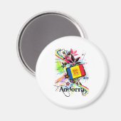 フラワーアンドラ マグネット (正面/裏面)