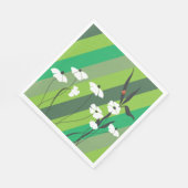 フラワーアンドレディバグ紙ナプキンス スタンダードランチョンナプキン (角)