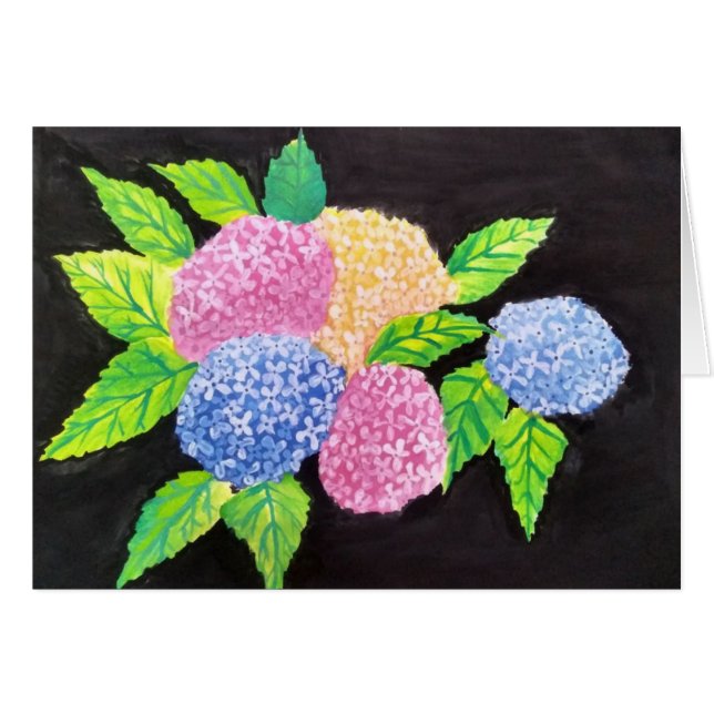 フラワーアートカード：ラシュミ (正面横)