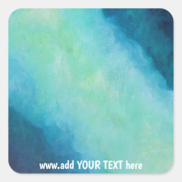 フラワーアートスクエアステッカー スクエアシール