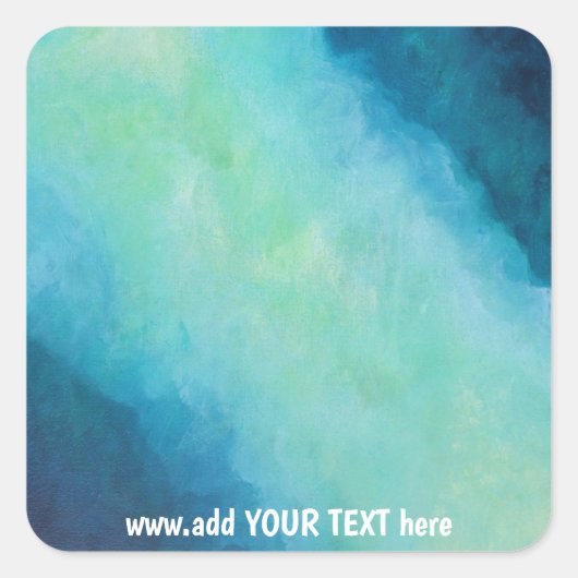 フラワーアートスクエアステッカー スクエアシール (正面)