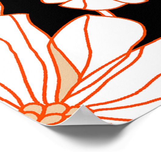 フラワーアートデザイン ポスター (角)