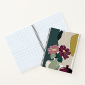 フラワーアートノートブックカバー || 最高のアイディア ノートブック (内部)