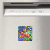 フラワーアート先住民ボトルブラシ マグネット (インサイチュ (食洗機))