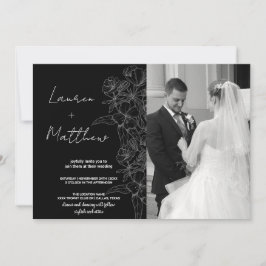 フラワーアート結婚式招待状（写真あり） 招待状