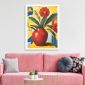 フラワーアート キャンバスプリント (インサイチュ (リビング))