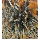 フラワーアート シャワーカーテン (正面)