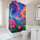 フラワーアート シャワーカーテン (インサイチュ)