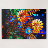 フラワーアート ジグソーパズル (横)