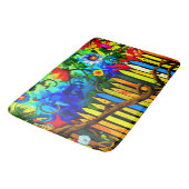 フラワーアート バスマット (アングル)