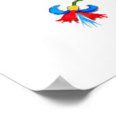 フラワーアート ポスター (角)