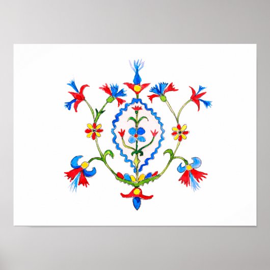 フラワーアート ポスター (正面)