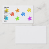 フラワーアート 名刺 (正面/裏面)