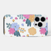 フラワーアート iPhoneケース (裏面横)
