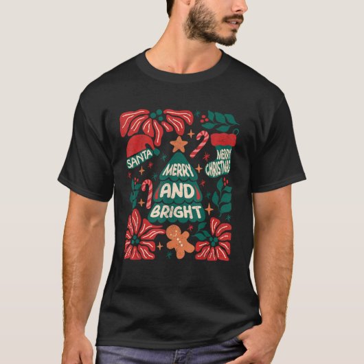 フラワーアート Tシャツ (正面)