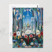 フラワーイタリアバイジョセフステラ ポストカード (正面/裏面)