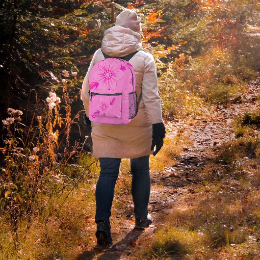 フラワーイメージ1号(フローラデザインシリーズ) プリントバックパック