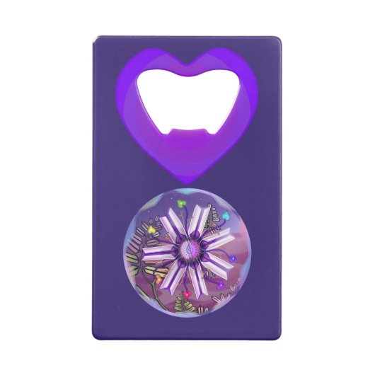 フラワーインザデザートクレジットカードボトルオープナー クレジットカード栓抜き (裏面)