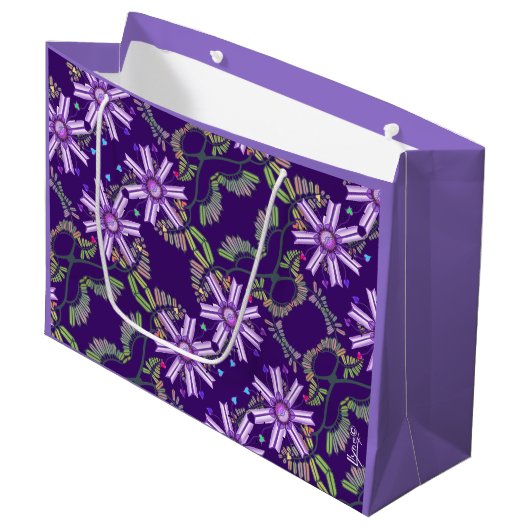 フラワーインザデザートラージ抱き枕 ラージペーパーバッグ (正面アングル)