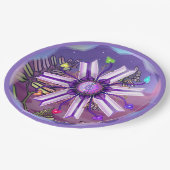 フラワーインザデザート紙プレート ペーパープレート (アングル)