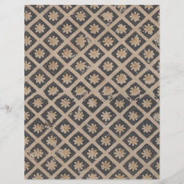 フラワーインスクウェアDecompage紙